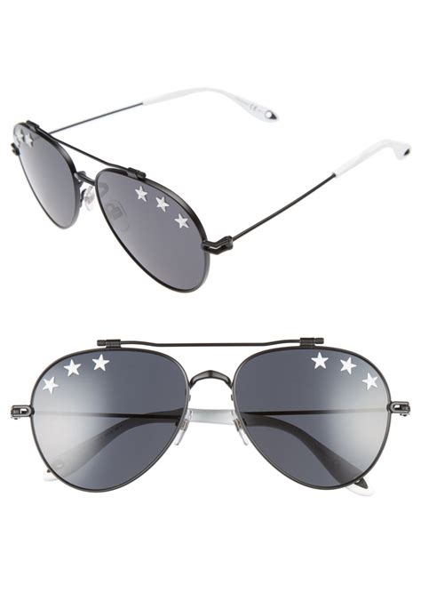 Givenchy 58MM Star Studded Aviator Sunglasses on SALE